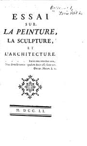 Tapa de Essai sur la peinture, la sculpture et l'architecture
