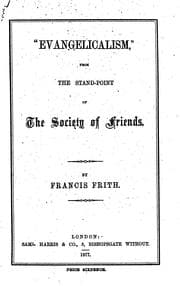 Tapa de "Evangelicalism": From the Stand-point of the Society of Friends