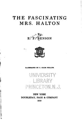Tapa de The Fascinating Mrs. Halton