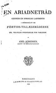 Tapa de En Ariadnetråd gennem en sproglig labyrinth i spörgsmålet om förtids ..