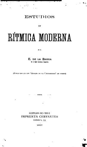 Tapa de Estudios de rítmica moderna