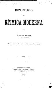 Tapa de Estudios de rítmica moderna