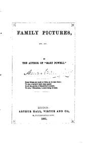 Tapa de Family pictures, by the author of 'Mary Powell'