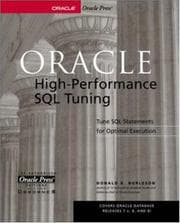 Tapa de Oracle high-performance SQL tuning