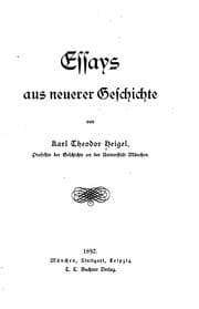 Tapa de Essays aus neuerer Geschichte