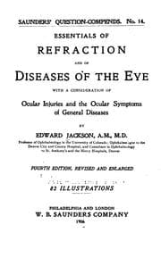 Tapa de Essentials of refraction and of diseases of the eye: With a Consideration of Ocular Injuries and ..