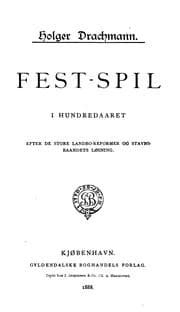 Tapa de Fest-spil i hundredaaret efter de store landbo-reformer og stavnsbaandets løsning