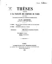 Tapa de Essai sur l'etude des fonctions, données par leur développement de Taylor