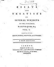 Tapa de Essays and Treatises on Several Subjects. ..