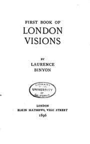Tapa de First Book of London Visions