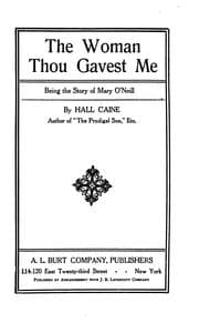 Tapa de Gavest Me Being the Story of Mary O'Neil