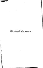 Tapa de Gli animali alla guerra