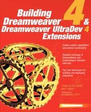 Tapa de Building Dreamweaver 4 and Dreamweaver UltraDev 4 extensions
