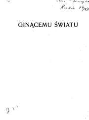 Tapa de Ginącemu światu: Dies irae, Salome, Święty boze święty mocny, Moja pieśń wieczorna