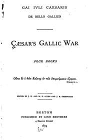 Tapa de Gai Ivli Caesaris De bello Gallico: Caesar's Gallic war, four books ..