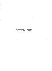 Tapa de Gotická duše: román Jiřího Karáska ze Lvovic