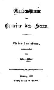 Tapa de Glaubensstimme der Gemeine des Herrn: Lieder-sammlung