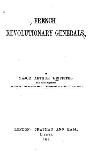 Tapa de French Revolutionary Generals