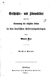 Tapa de Geschichts- und Lebensbilder aus der Erneuerung des religiösen Lebens in den ..