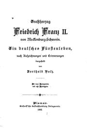 Tapa de Grossherzog Friedrich Franz II von Mecklenburg-schwerin: Ein deutsches ..