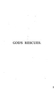 Tapa de God's Rescues, Or The Lost Sheep, the Lost Coin, and the Lost Son: Three Discourses on Luke XV