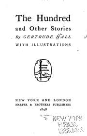 Tapa de The hundred and other stories