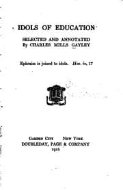 Tapa de Idols of Education: Selected and Annotated
