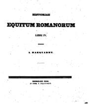Tapa de Historiae equitum Romanorum libri IV