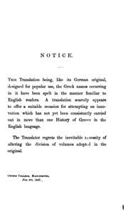 Tapa de The history of Greece, tr. by A.W. Ward