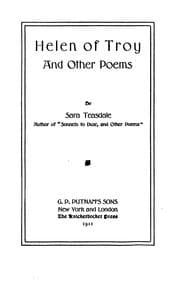 Tapa de Helen of Troy, and other poems