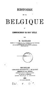 Tapa de Histoire de la Belgique au commencement du xviiie siècle