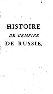 Tapa de Histoire de l'empire de Russie sous Pierre le Grand: sous Pierre le Grand