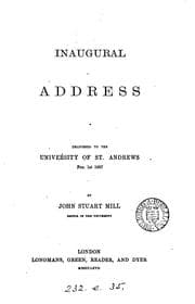 Tapa de Inaugural address