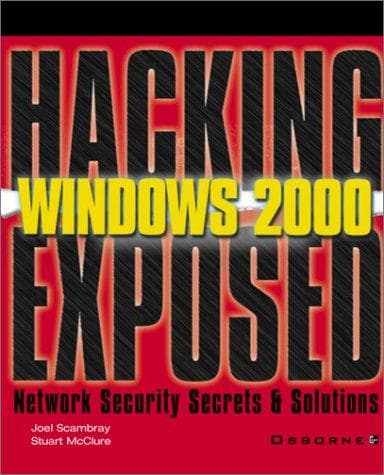 Tapa de Hacking exposed Windows 2000