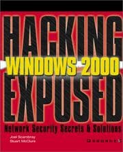 Tapa de Hacking exposed Windows 2000