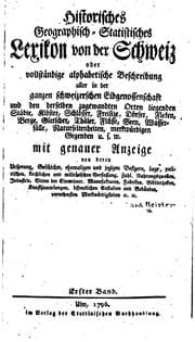 Tapa de Historisches geographisch-statistisches Lexikon: Mit genauer Anzeige von ..