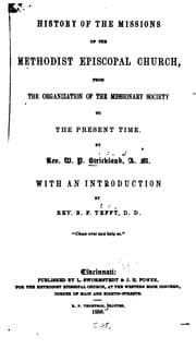 Tapa de History of the Missions of the Methodist Episcopal Church: From the Organization of the ..