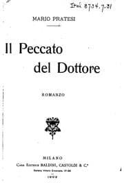 Tapa de Il peccato del dottore: Romanzo
