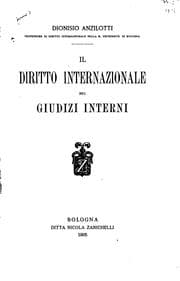 Tapa de Il diritto internazionale nei giudizi interni