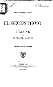 Tapa de Il secentismo e l'Adone del Cavalier Marino: considerazioni critiche