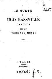 Tapa de In morte di Ugo Bassville: cantica