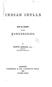Tapa de Indian Idylls from the Sanskrit of the Mahâbhârya