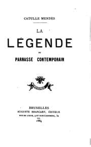 Tapa de La légende du Parnasse contemporain
