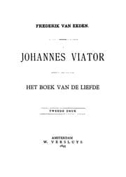 Tapa de Johannes Viator: het boek van de liefde