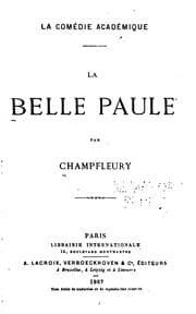 Tapa de La comédie académique: La belle Paule