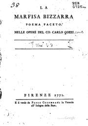 Tapa de La Marfisa bizzarra: poema faceto