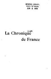 Tapa de La Chronique de France