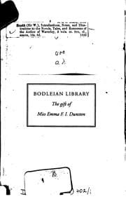 Tapa de Introductions, and Notes and Illustrations to the Novels, Tales, and ..