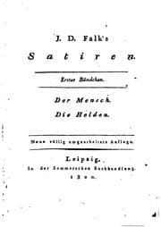 Tapa de J. D. Falk's Satiren