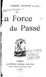 Tapa de La force du passé